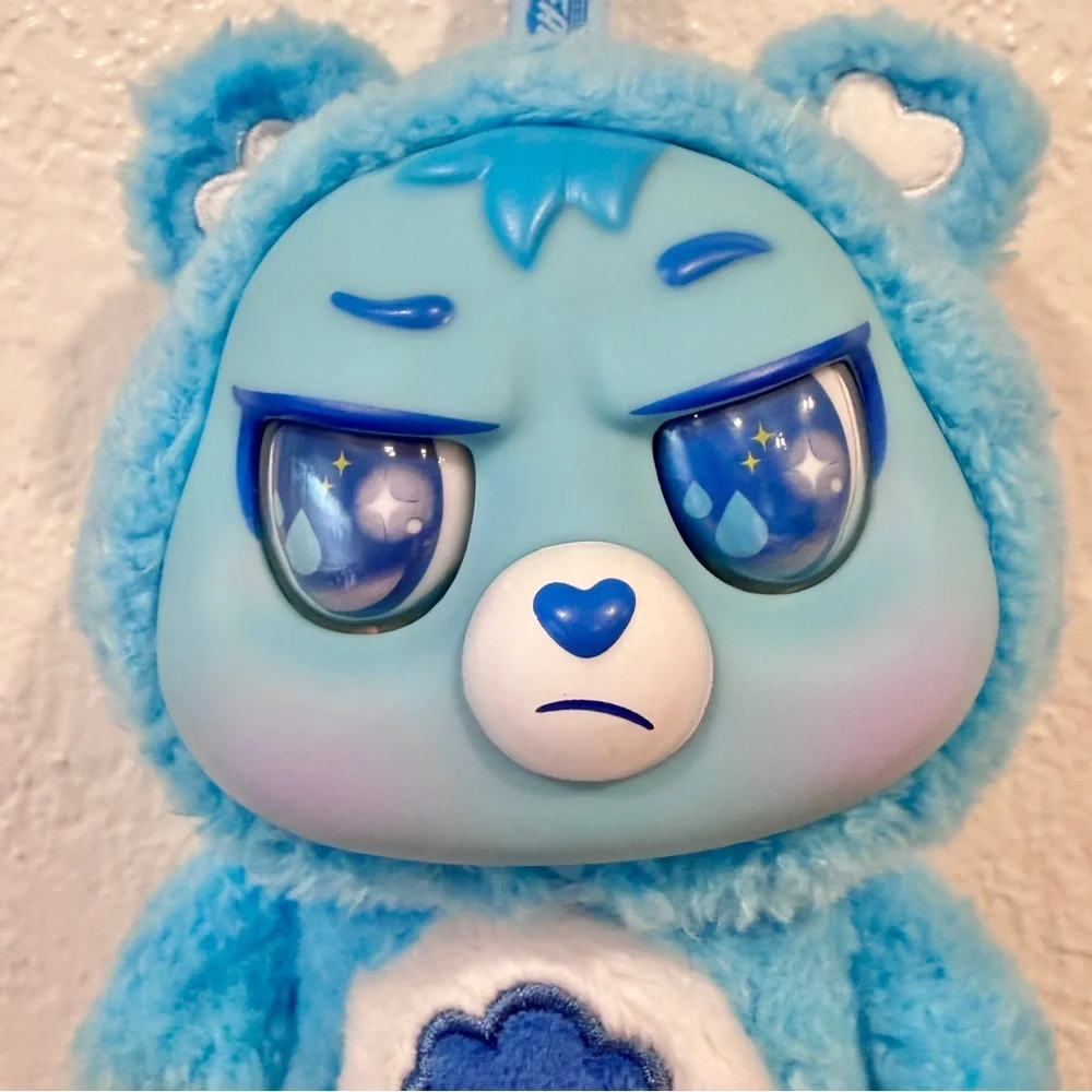 Care Bears Caring Cuties Plush Clip-On Keychain - Grumpy Bear - Picture 2 of 12